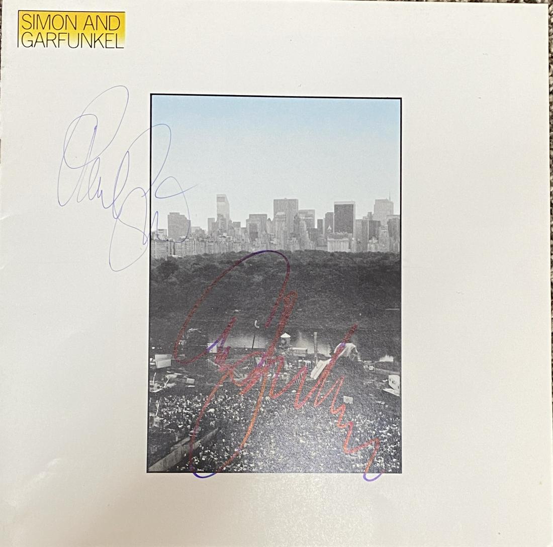 Simon and Garfunkel Autographed Album Insert (1 of 1)