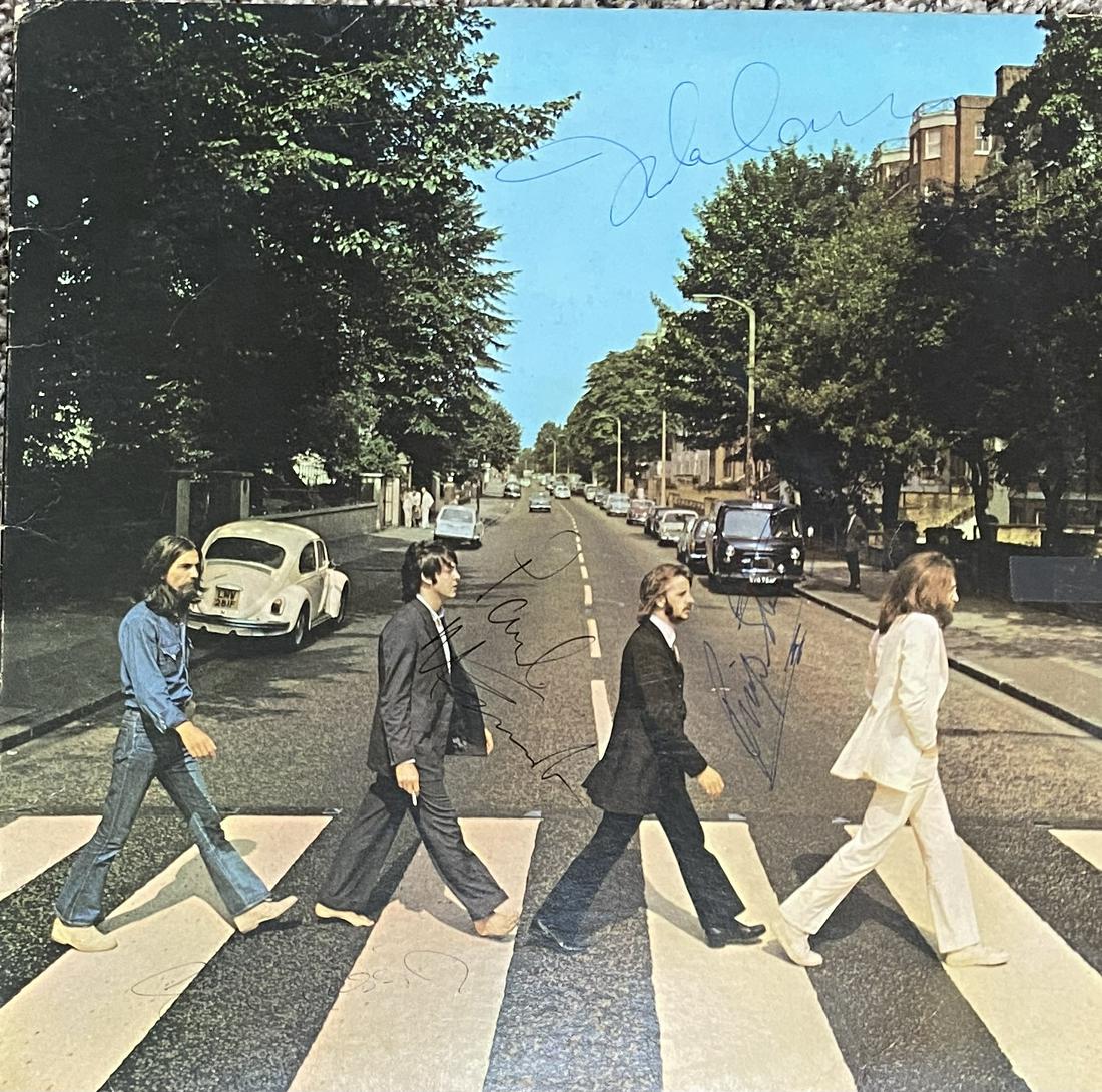The Beatles Autographed Abbey Road! LENNON GEORGE PAUL (1 of 1)
