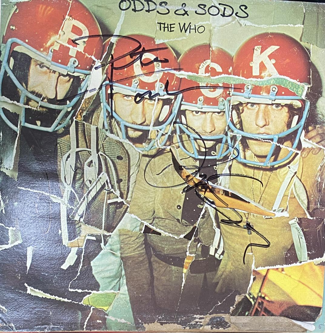 The Who Autographed Album Roger Pete John (1 of 1)