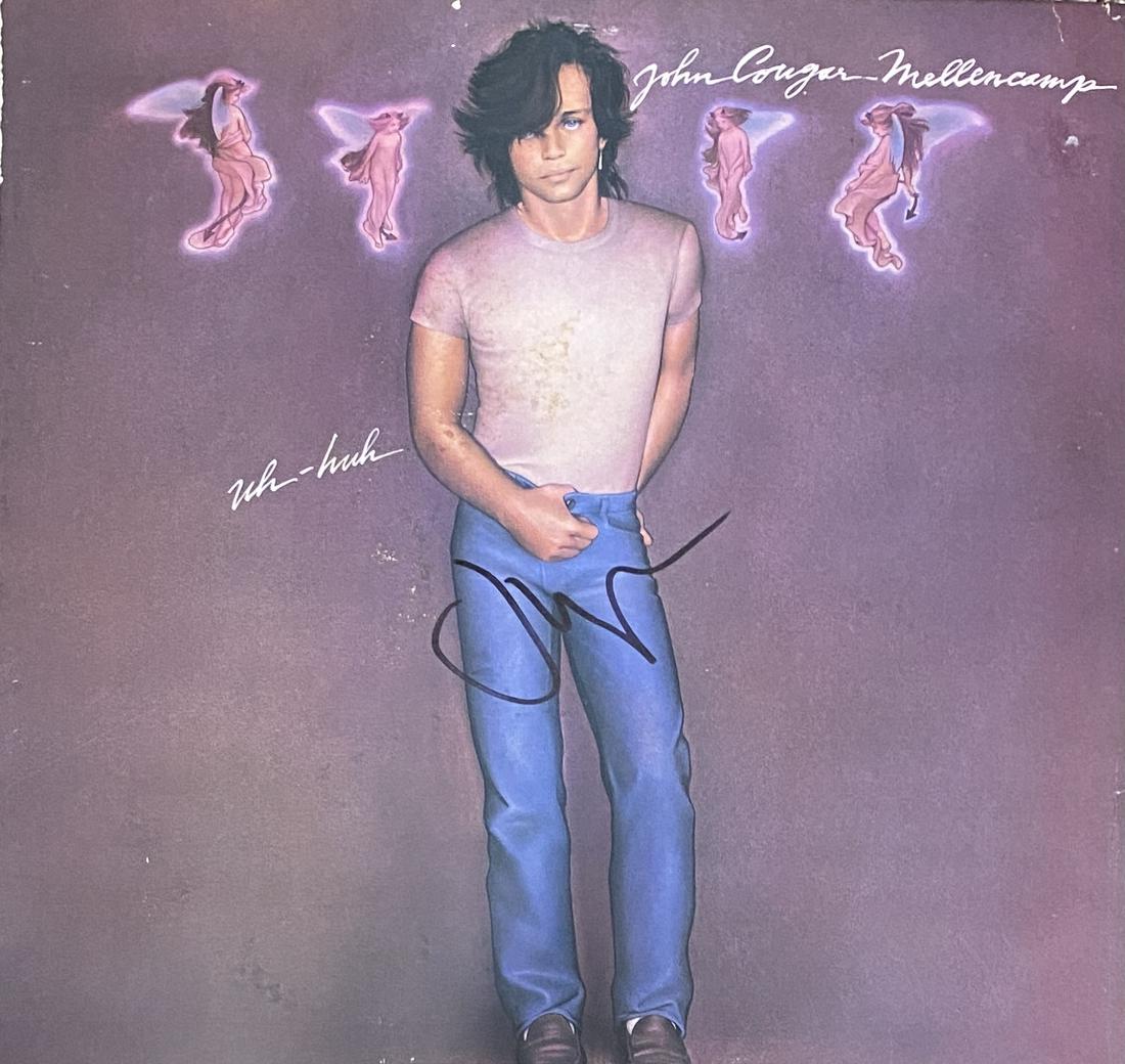 John Cougar Mellencamp Autographed Album: Ask any and all questions before bidding. All framed items take 2 weeks for framing. We ship every day. Once invoice is paid items usually ship within 4 days of payment, unless it is a framed item. So