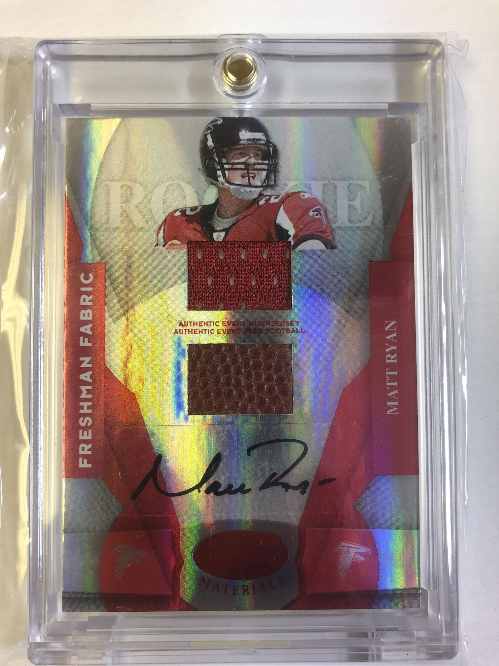 Matt Ryan Rookie 2008 Leaf Certified Materials Card (1 of 1)