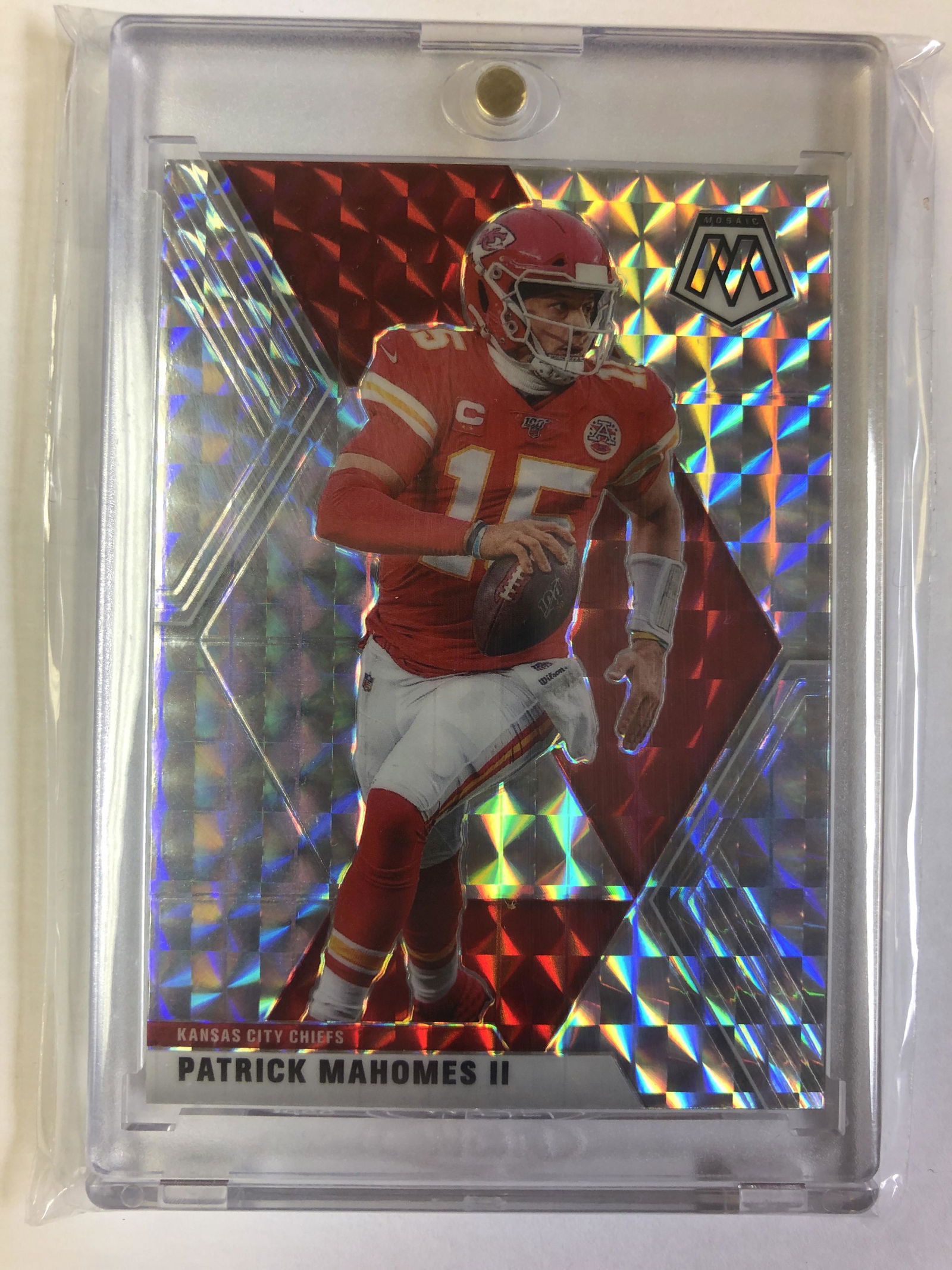 Patrick Mahomes II Panini Mosaic 2020 Card #1 (1 of 1)