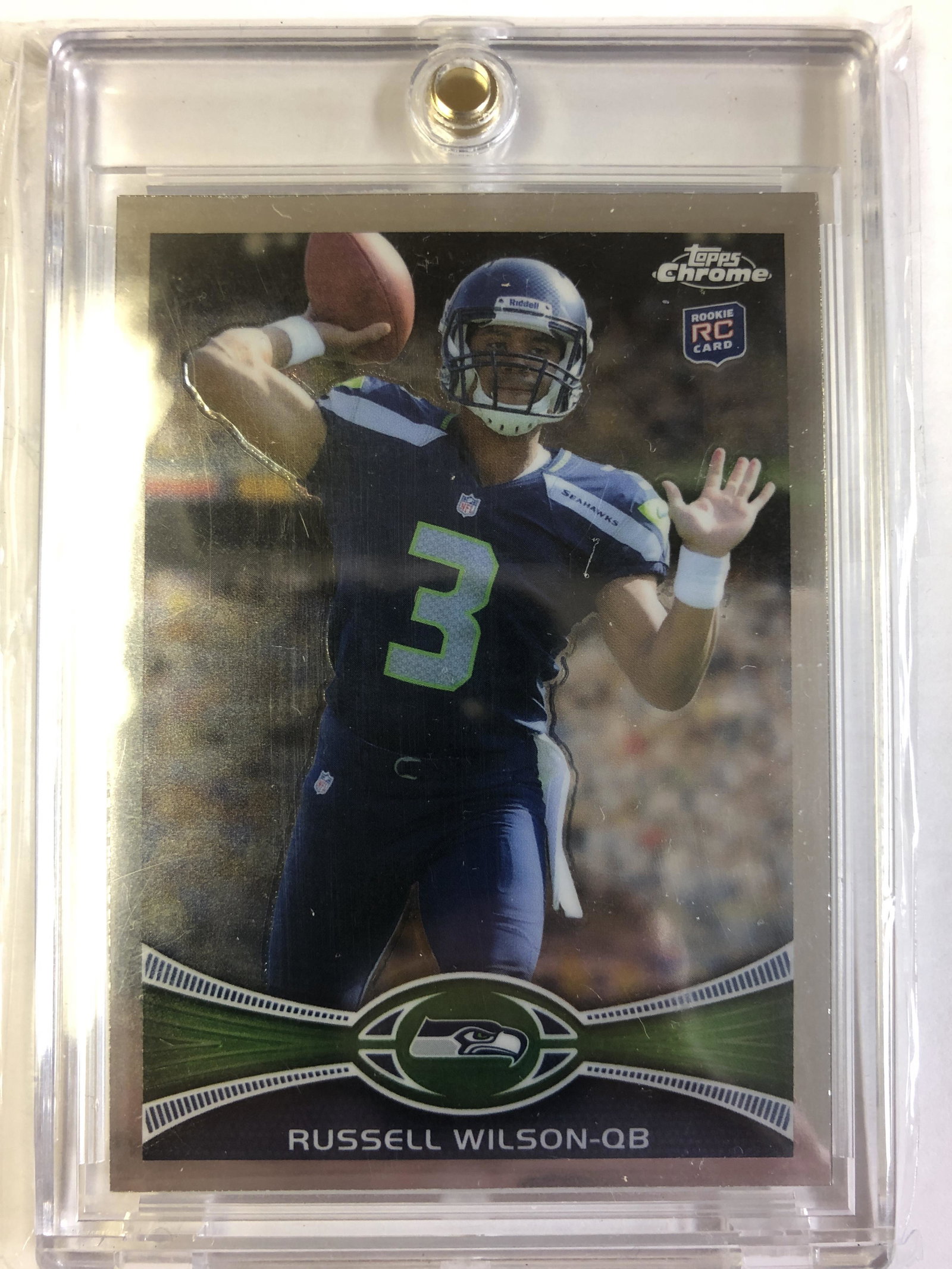 Russell Wilson 2012 Topps Chrome Rookie Card #40 (1 of 1)