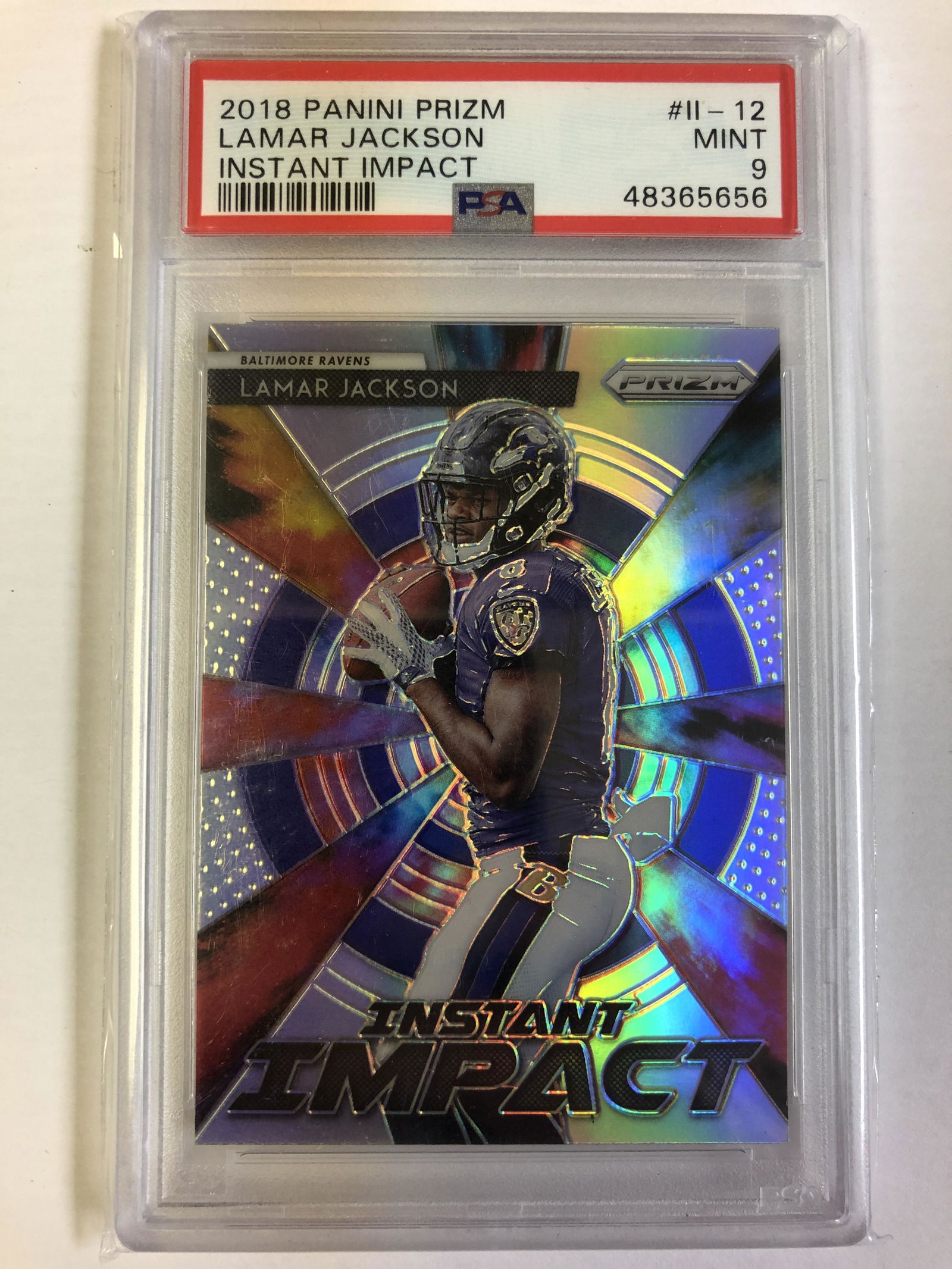 Lamar Jackson 2018 Panini Prizm PSA Graded (1 of 1)