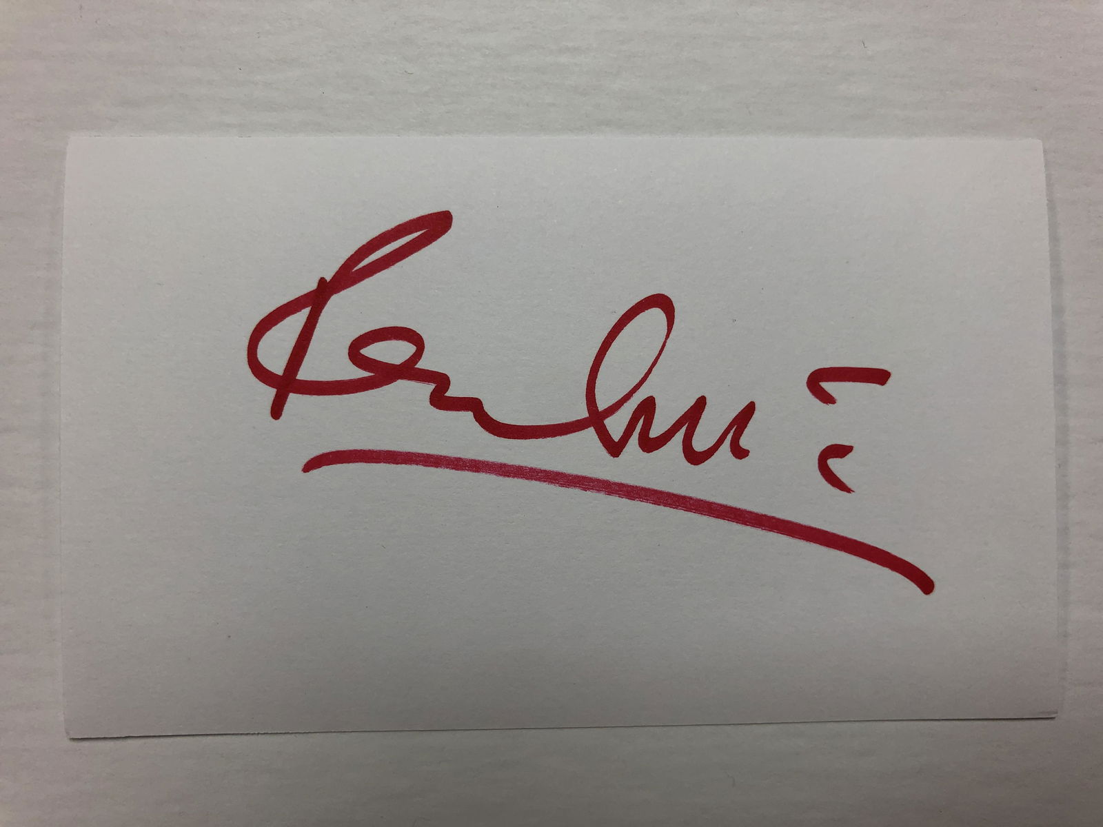 Paul McCartney    Cut Autograph (1 of 1)