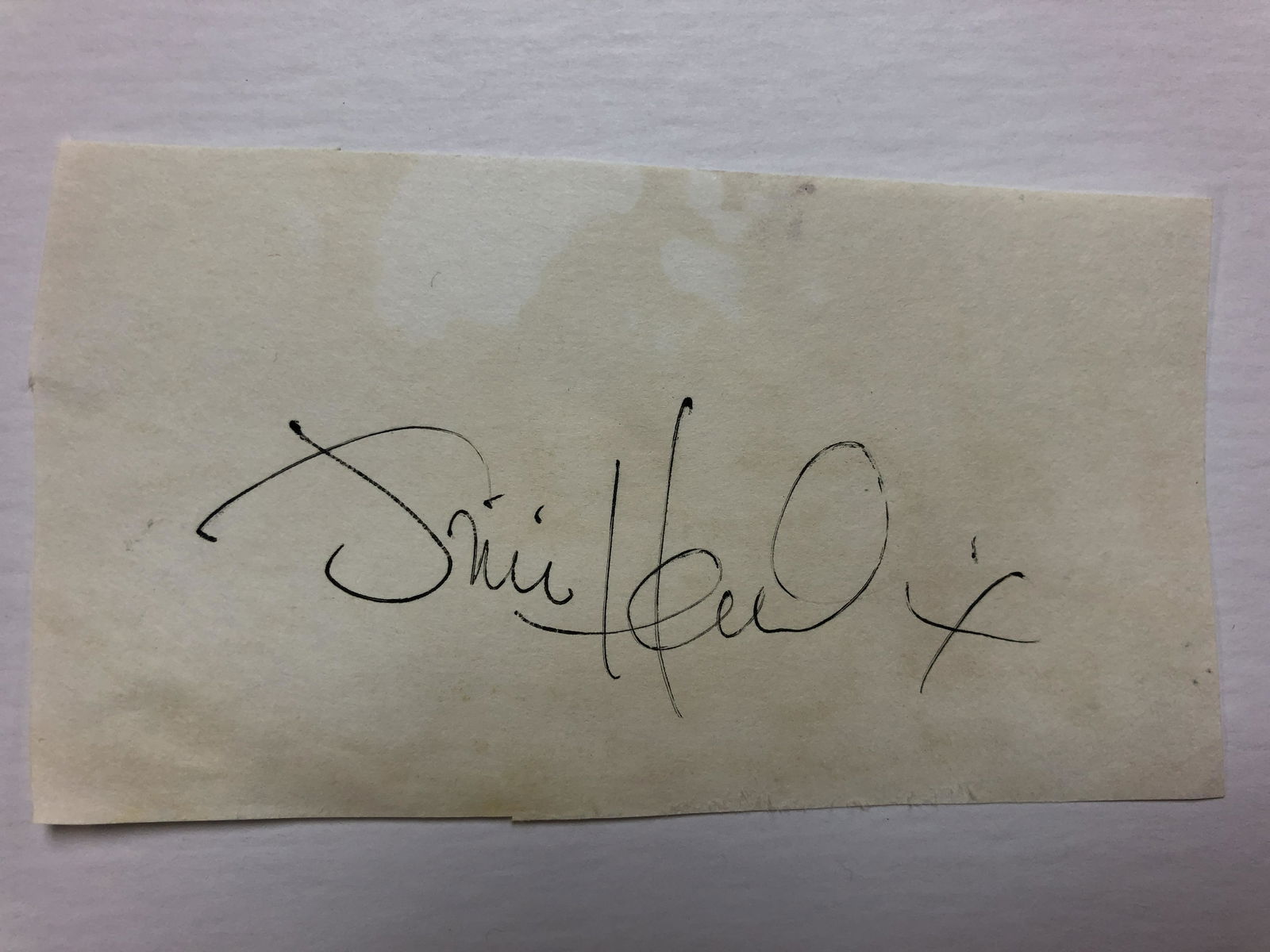 Jimi Hendrix    Cut Autograph (1 of 1)