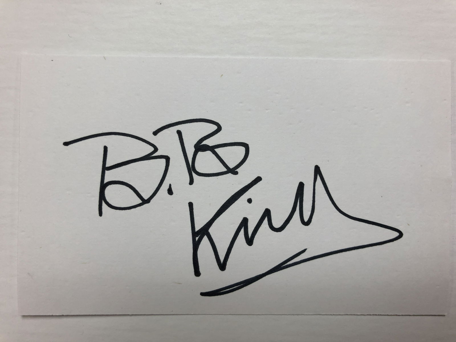 B.B. King    Cut Autograph (1 of 1)