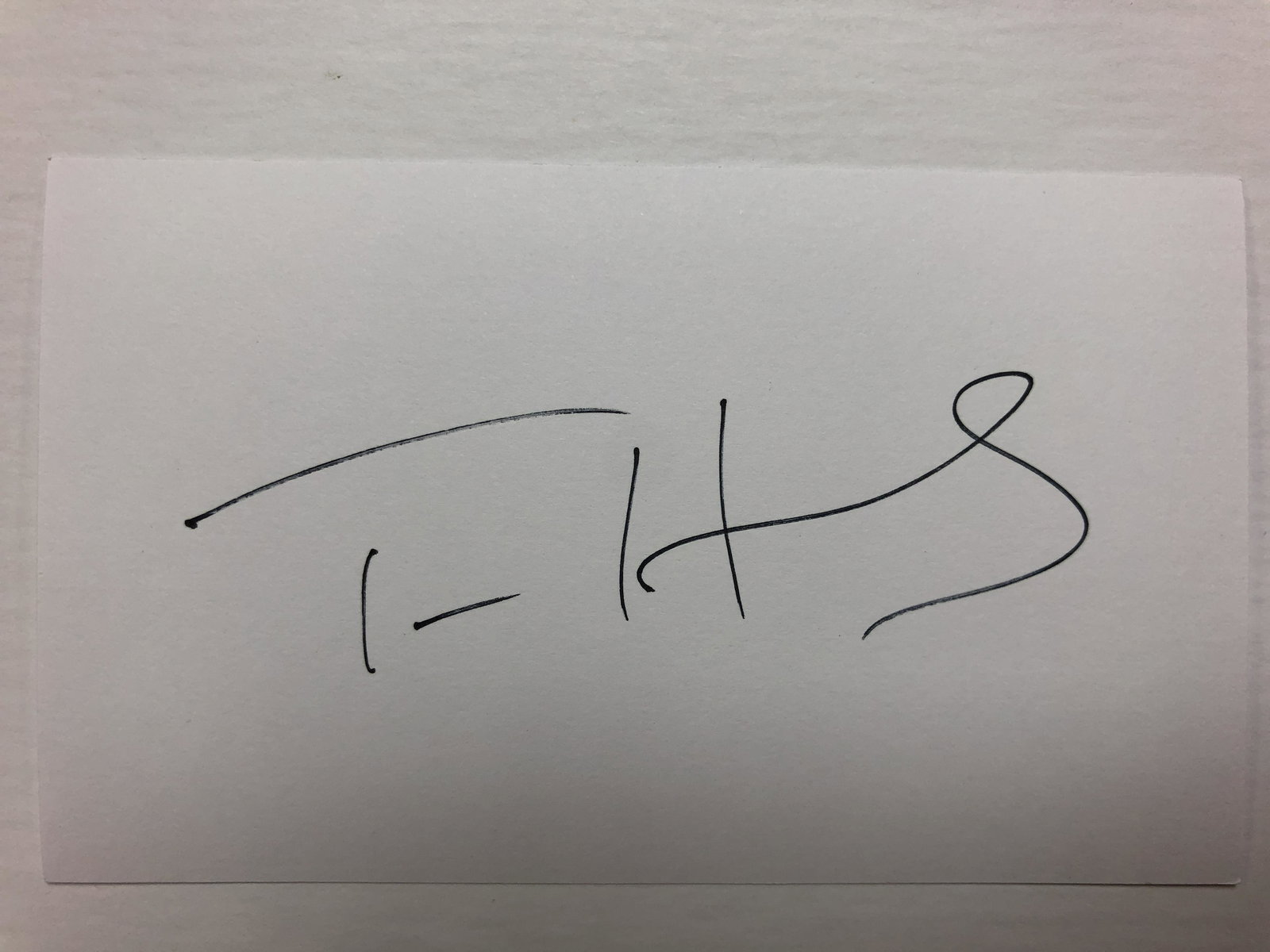 Tom Hanks    Cut Autograph (1 of 1)