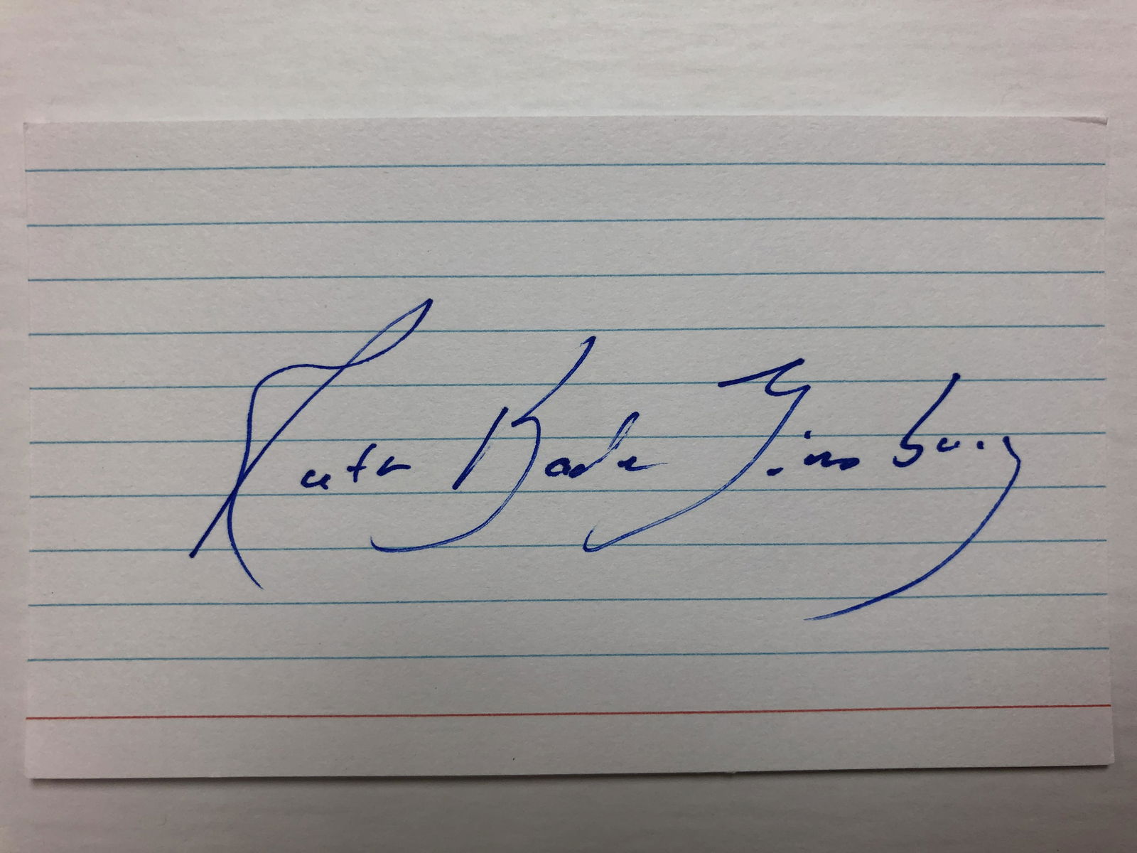 Ruth Bader Ginsburg: Ask any and all questions before bidding. All framed items take 2 weeks for framing. We ship every day. Once invoice is paid items usually ship within 4 days of payment, unless it is a framed item. So