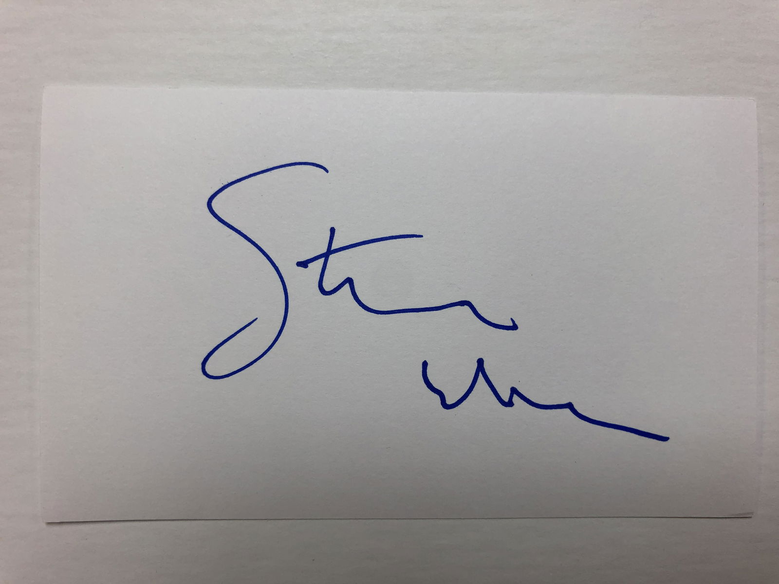 Stevie Wonder Cut Autograph (1 of 1)