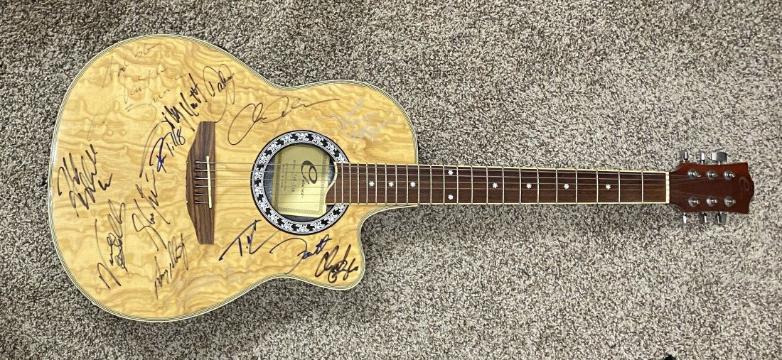 COUNTRY LEGENDS Autographed Guitar FAITH GARTH (1 of 1)