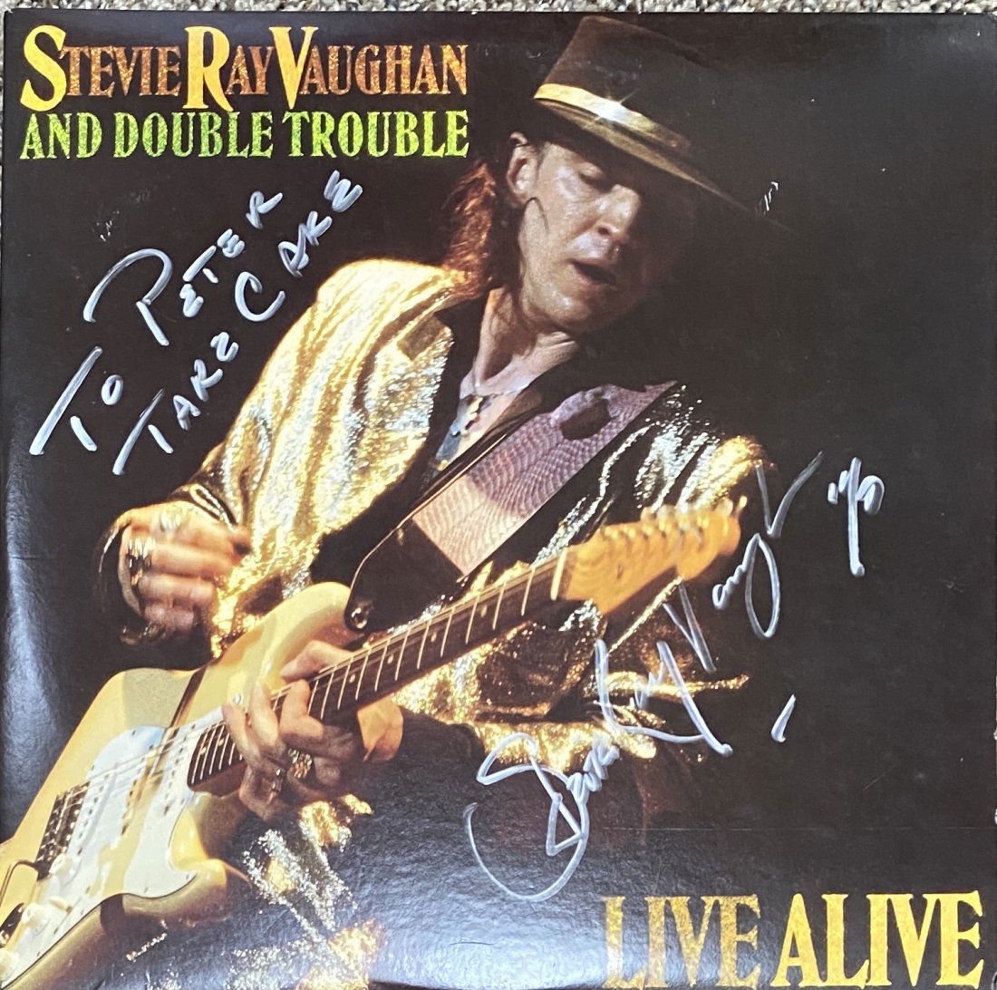 Stevie Ray Vaughan Autographed Album: Ask any and all questions before bidding. All framed items take 2 weeks for framing. We ship every day. Once invoice is paid items usually ship within 10 days of payment, unless it is a framed item. S