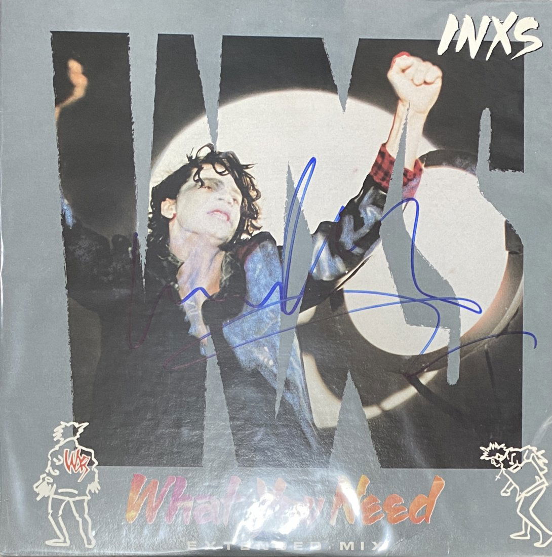 Inxs Autographed ALBUM Michael Hutchence (1 of 1)