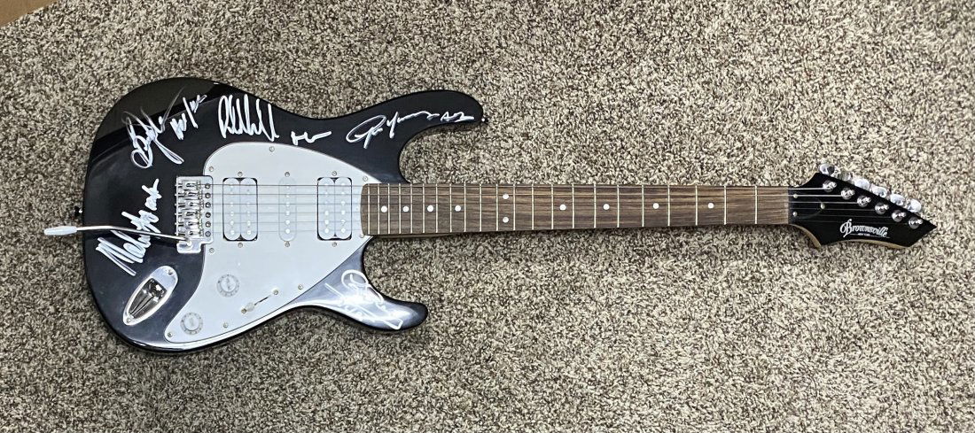 AC/DC Autographed Guitar All 5! (1 of 1)