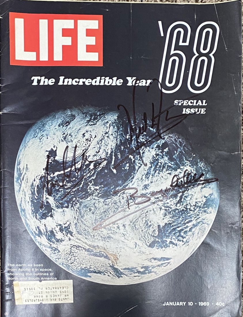Apollo 11 Autographed Life MAGAZINE NEIL BUZZ COLLINS (1 of 1)