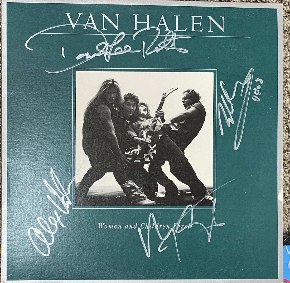Van Halen Autographed Album All 4! (1 of 1)