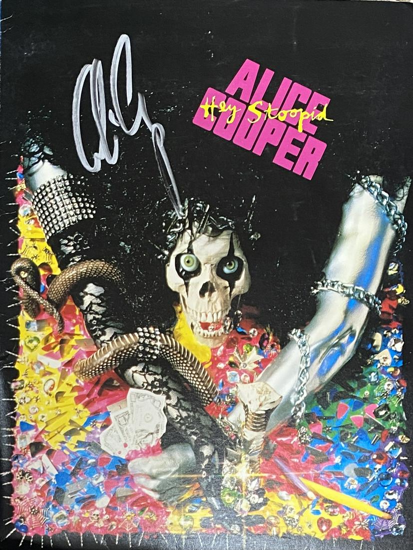 Alice Cooper Autographed Program (1 of 1)