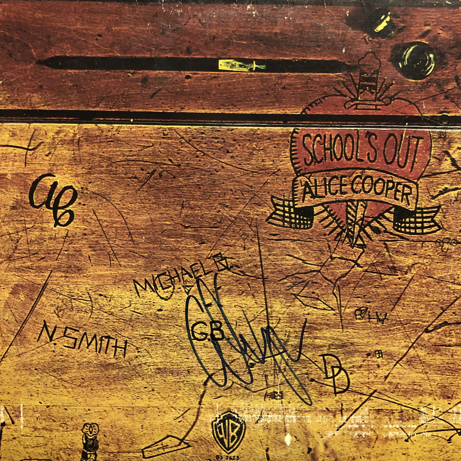 Alice Cooper Autographed Album Cover (1 of 1)