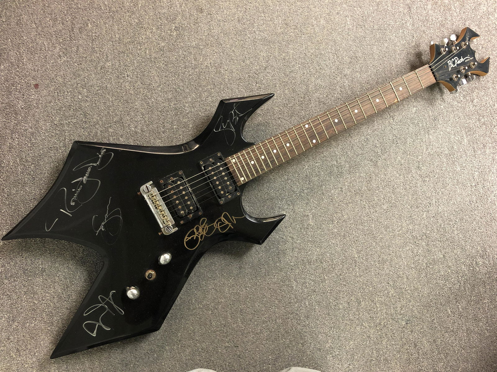 Black Sabbath Autographed Guitar (OZZY AND RONNIE JAMES (1 of 1)