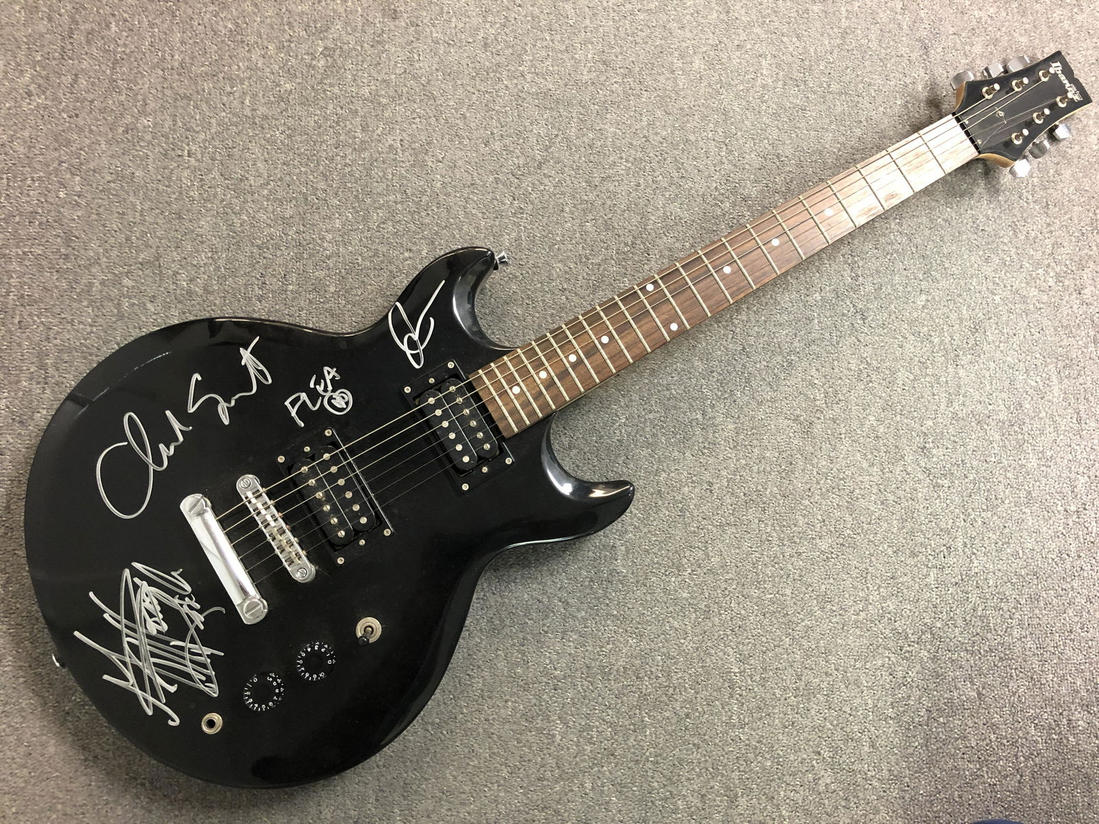 Red Hot Chili Peppers Autographed Guitar (1 of 1)