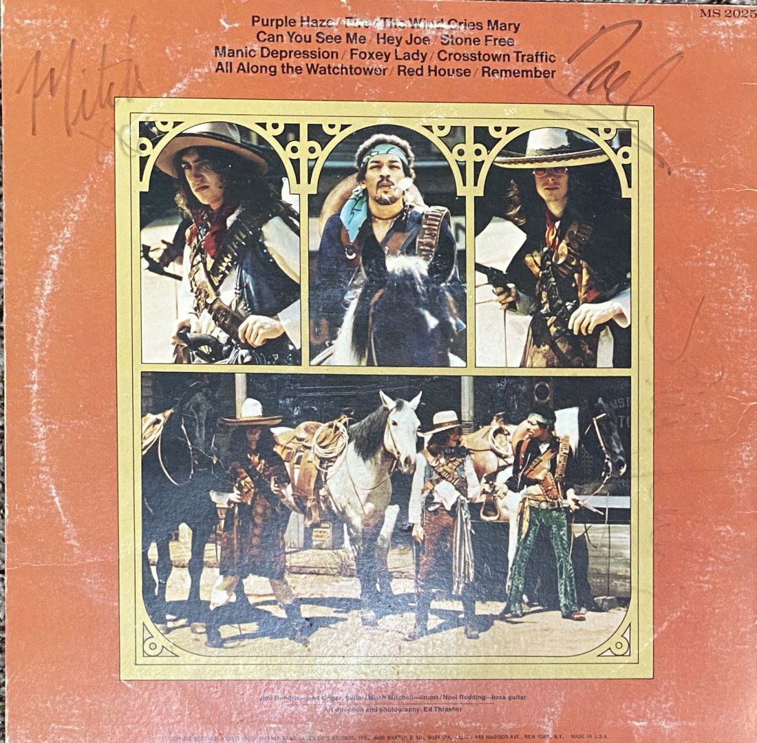 Jimi Hendrix Exp! Autographed Album NOEL MITCH (1 of 1)