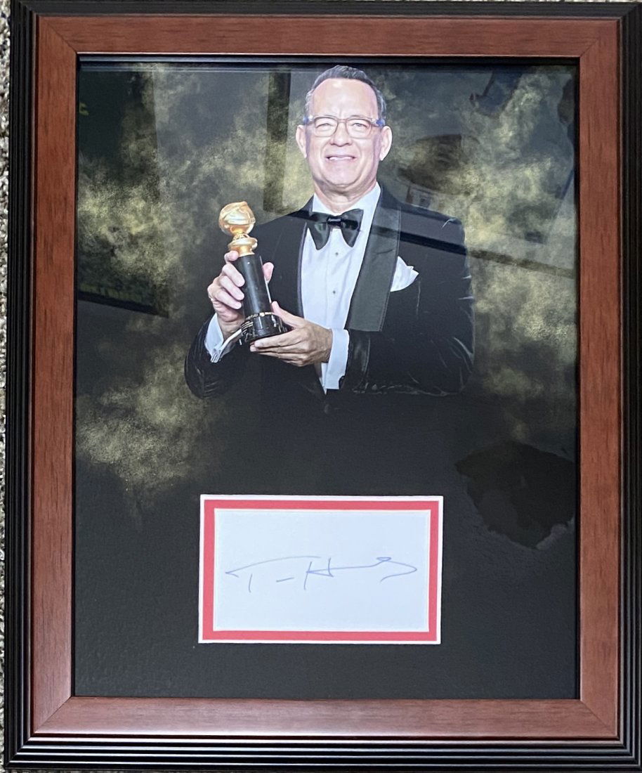 Tom Hanks Autographed Display (1 of 1)