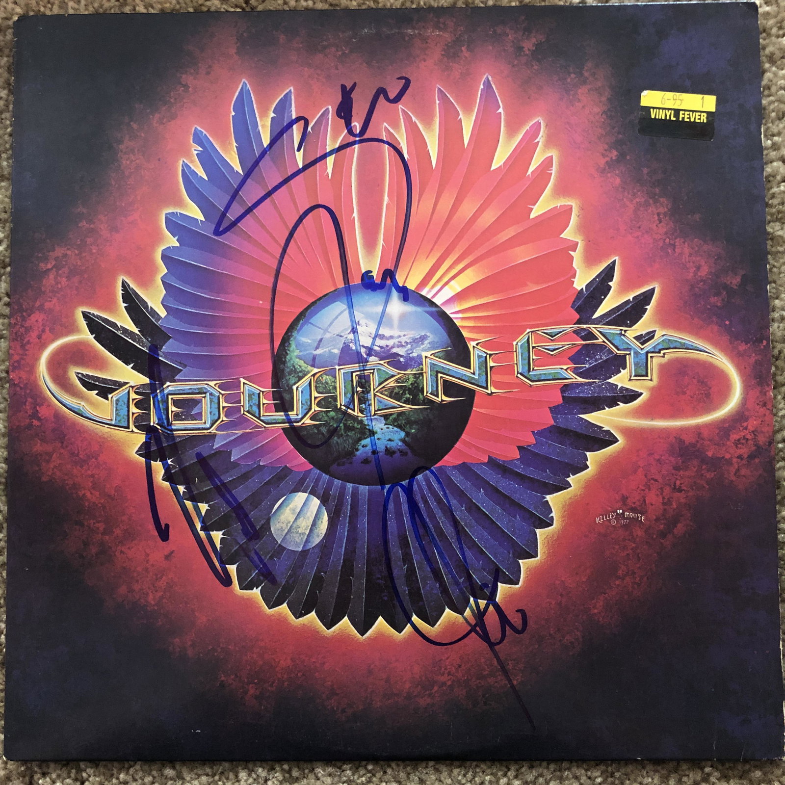 JOURNEY AUTOGRAPHED ALBUM COVER, PERRY, SCHON, ROLIE: Ask any and all questions before bidding. All framed items take 2 weeks for framing. We ship every day. Once invoice is paid items usually ship within 4 days of payment, unless it is a framed item. So