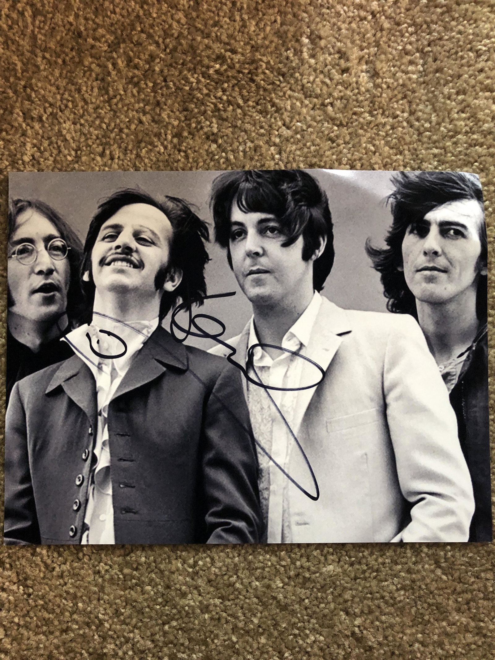 PAUL MCCARTNEY AUTOGRAPHED PHOTO: Ask any and all questions before bidding. All framed items take 2 weeks for framing. We ship every day. Once invoice is paid items usually ship within 4 days of payment, unless it is a framed item. So