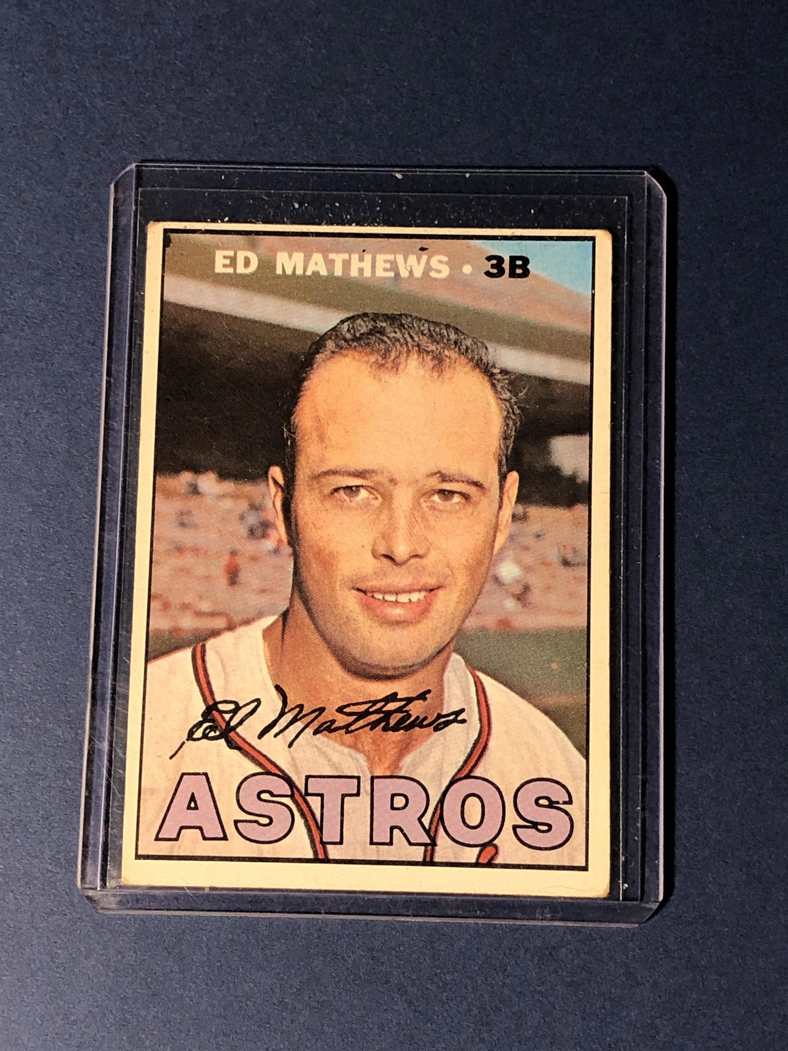 Ed Mathews 1967 Topps #166 (1 of 1)