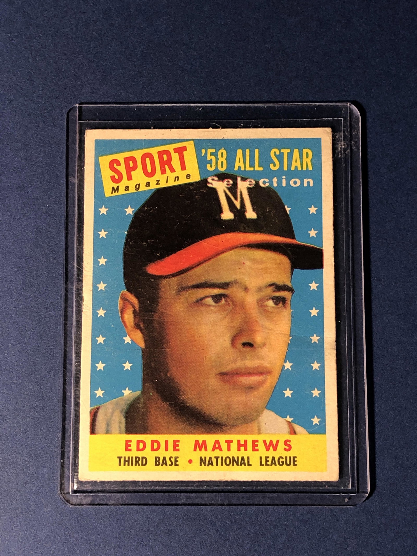 Eddie Mathews 1958 Topps #480 (1 of 1)