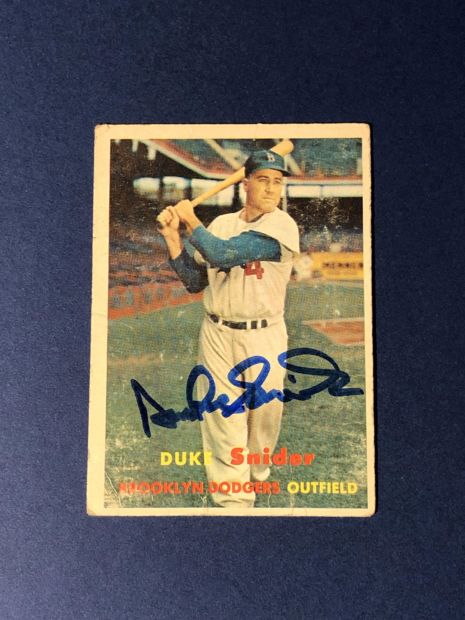 DUKE SNIDER Autographed Topps Card 170 (1 of 1)