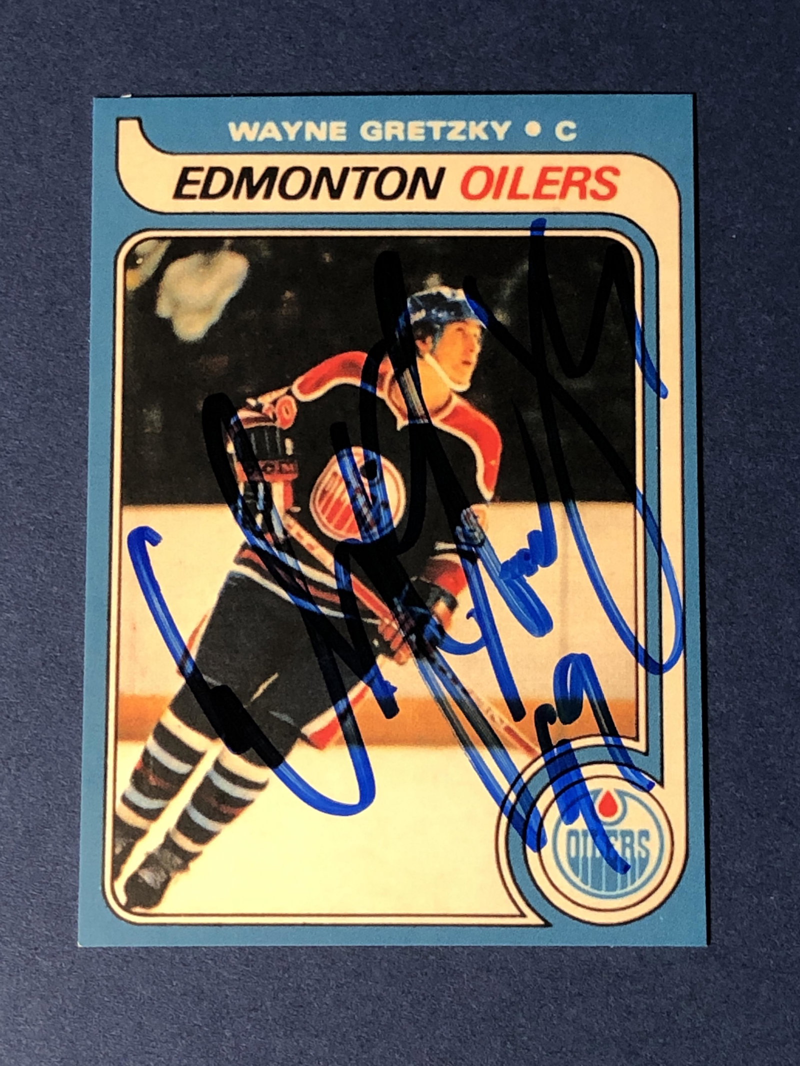 WAYNE GRETZKY Autographed REPRINTED CARD (1 of 1)