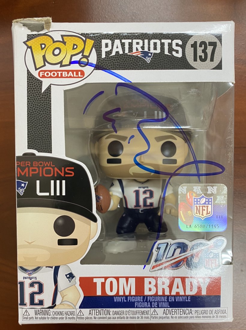 Tom Brady Autographed Funko (1 of 1)