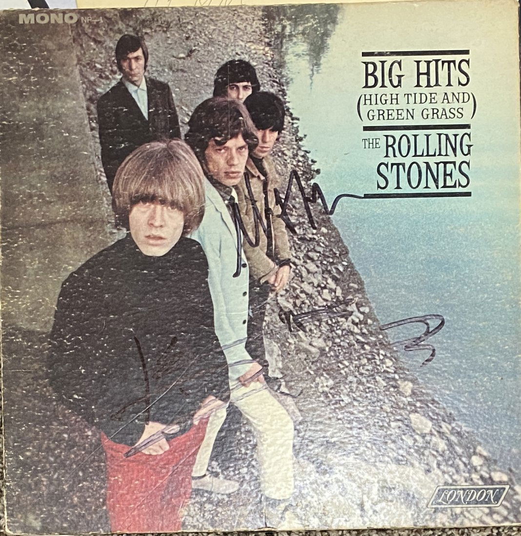 MICK AND KEITH AUTOGRAPHED STONES ALBUM (1 of 1)