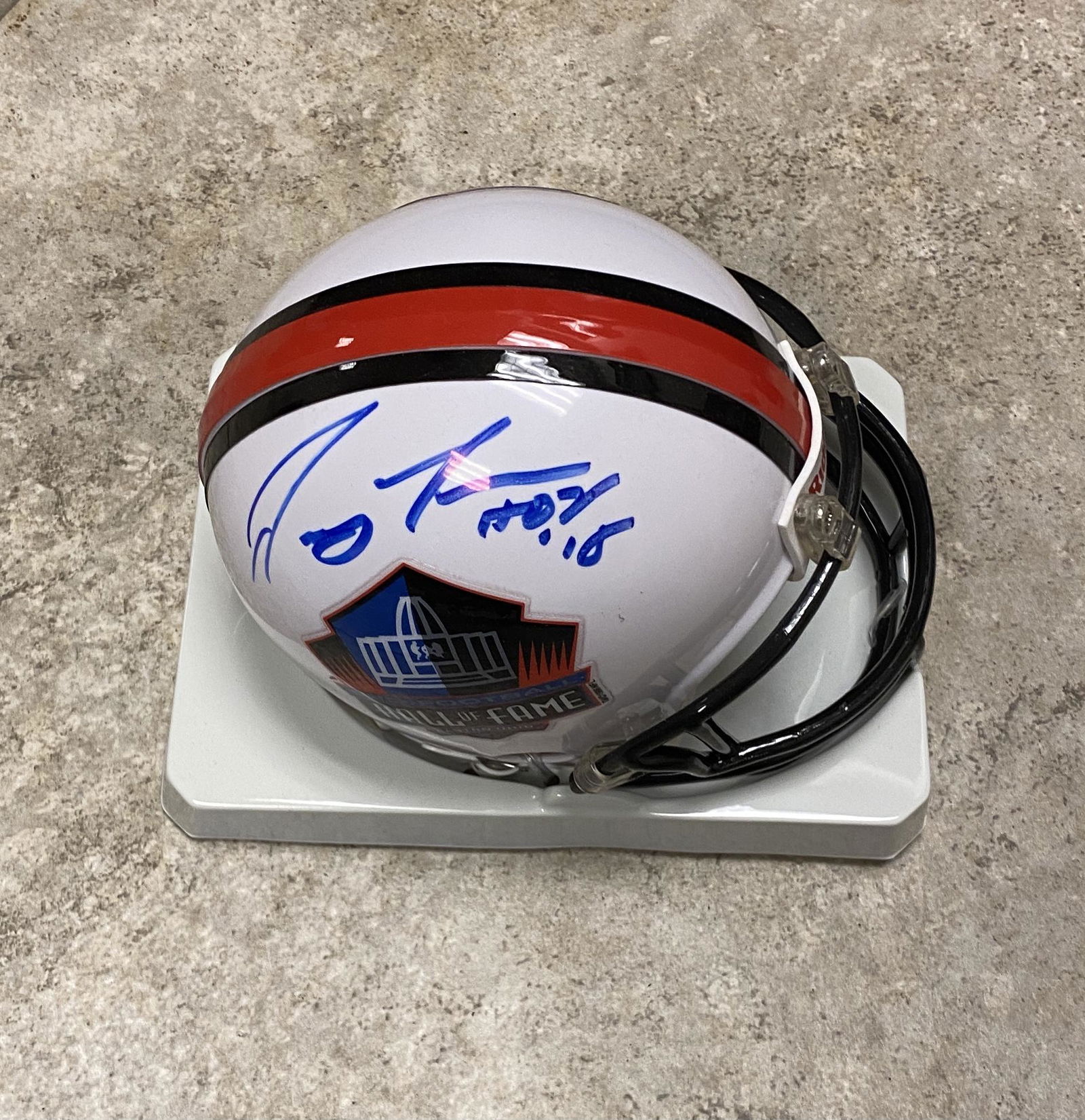 Ray Lewis Autographed Mini Helmet (1 of 1)