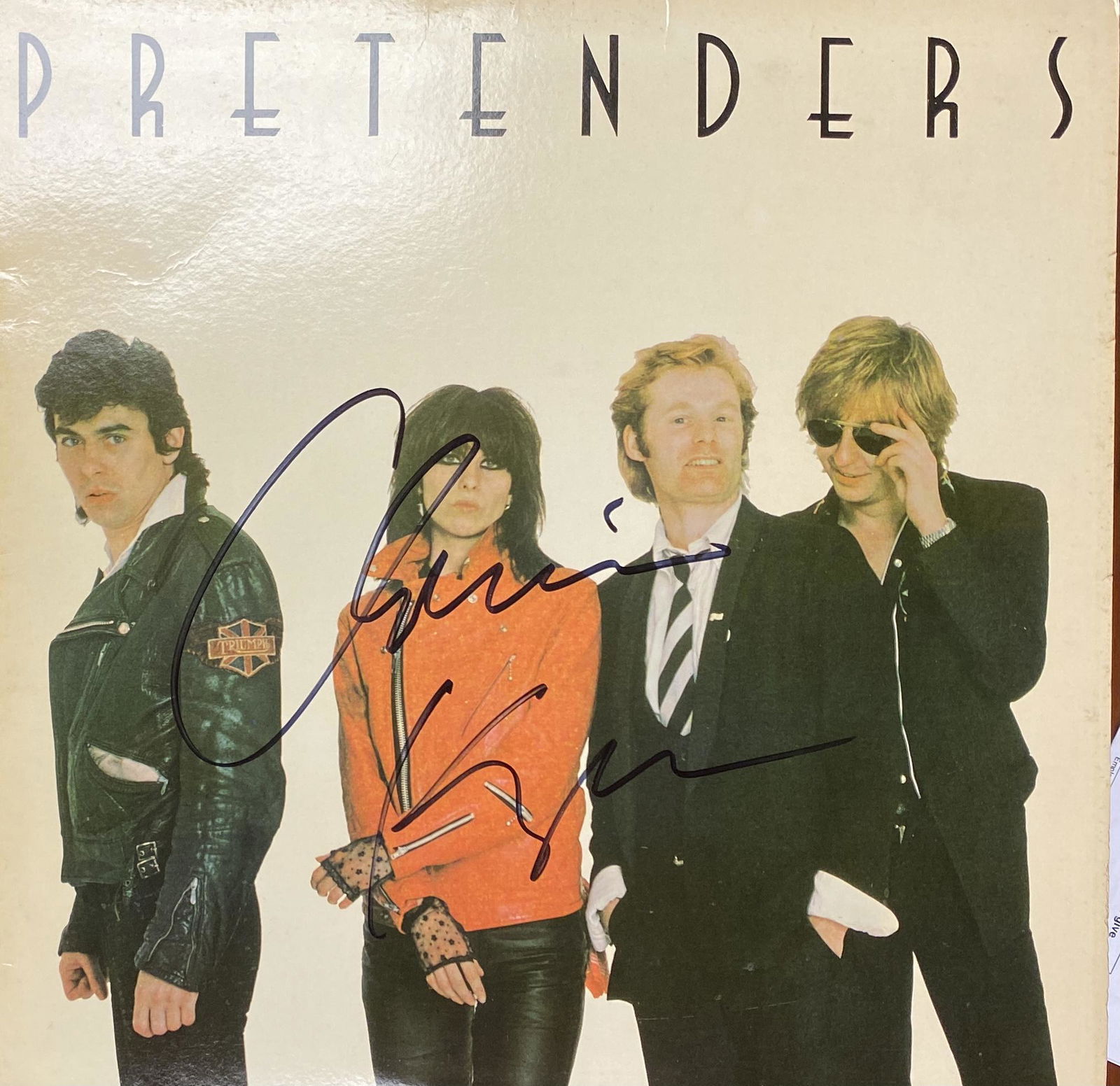 THE PRETENDERS AUTOGRAPHED ALBUM CHRISSY (1 of 1)