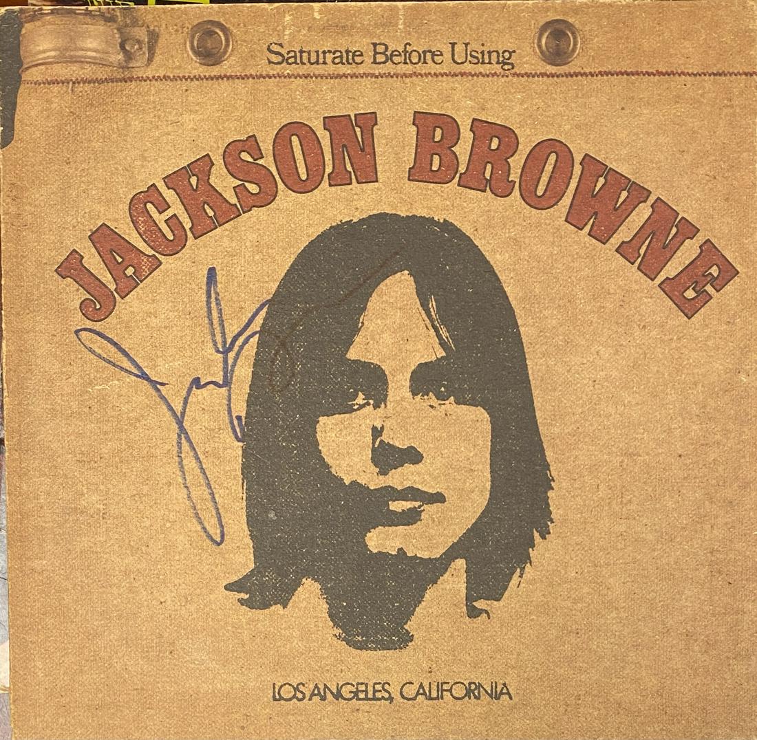 JACKSON BROWNE AUTOGRAPHED ALBUM (1 of 1)