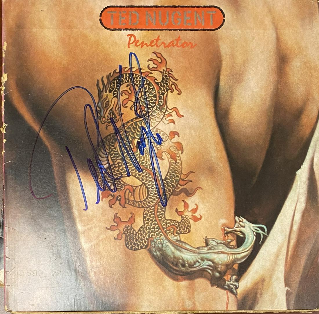 TED NUGENT AUTOGRAPHED ALBUM (1 of 1)