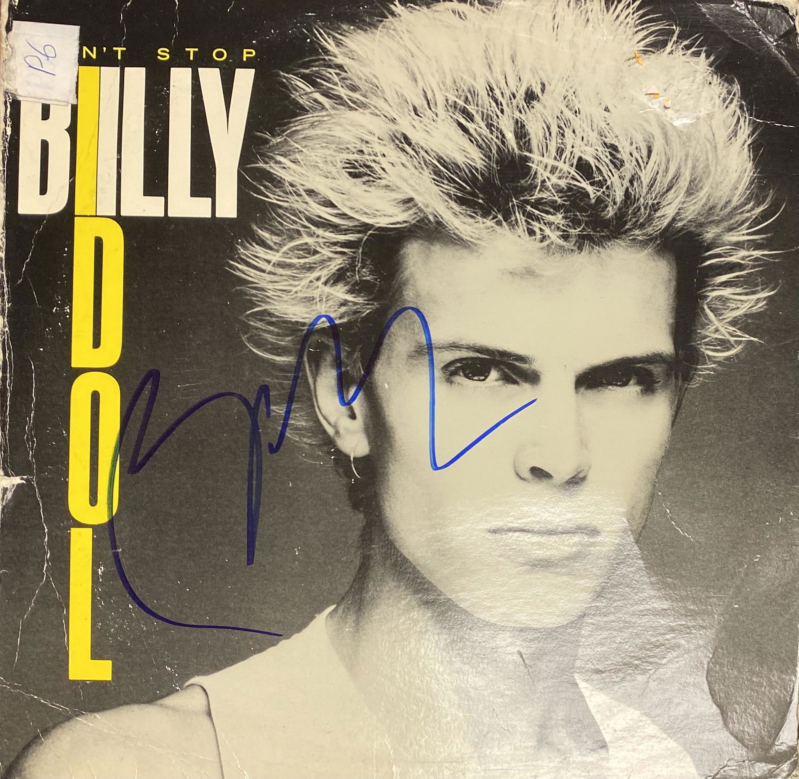 BILLY IDOL AUTOGRAPHED ALBUM (1 of 1)