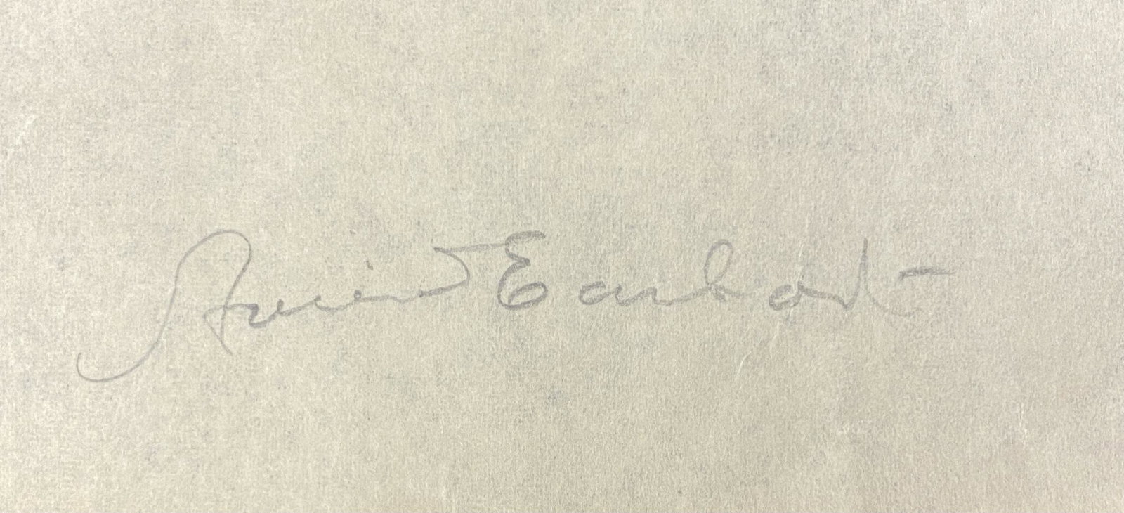 AMELIA EARHART AUTOGRAPHED CUT (1 of 1)