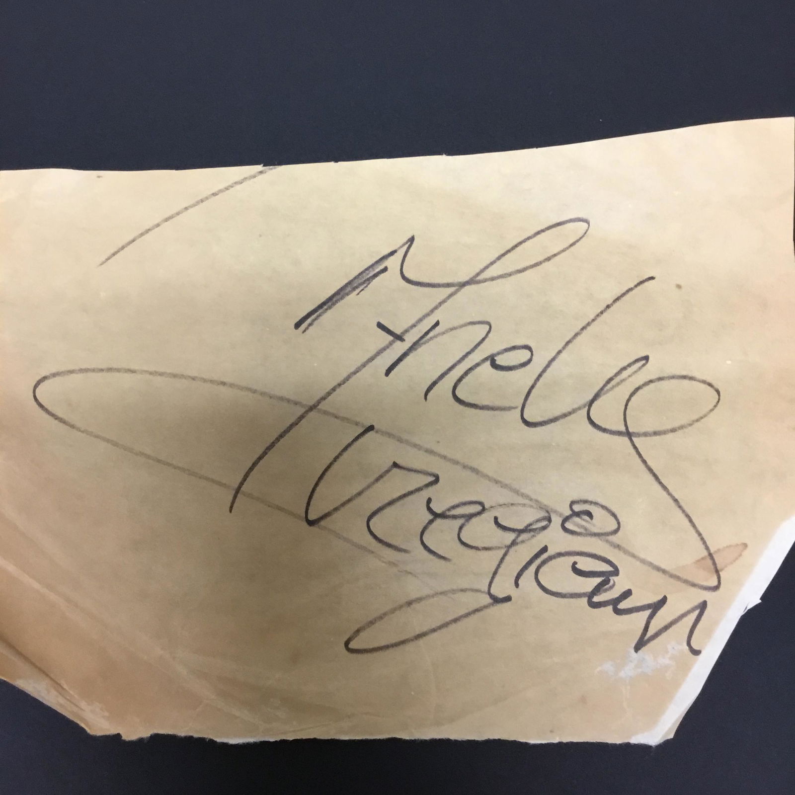 Andre the Giant Cut Autograph (1 of 1)