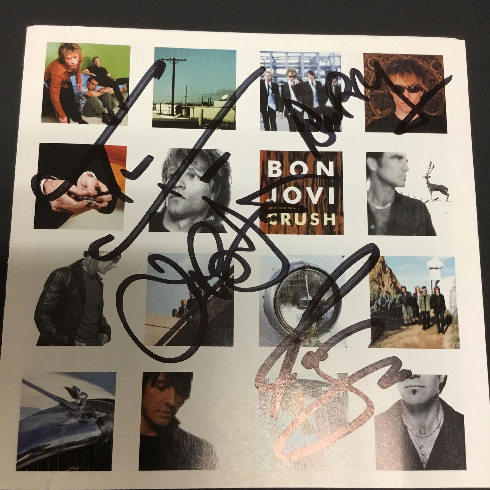 Bon Jovi Autographed CD Booklet (1 of 1)