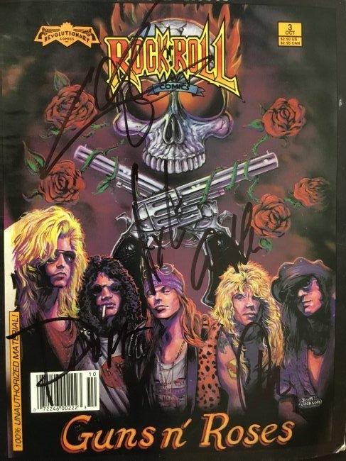 Guns n Roses Autographed Comic Book (1 of 1)