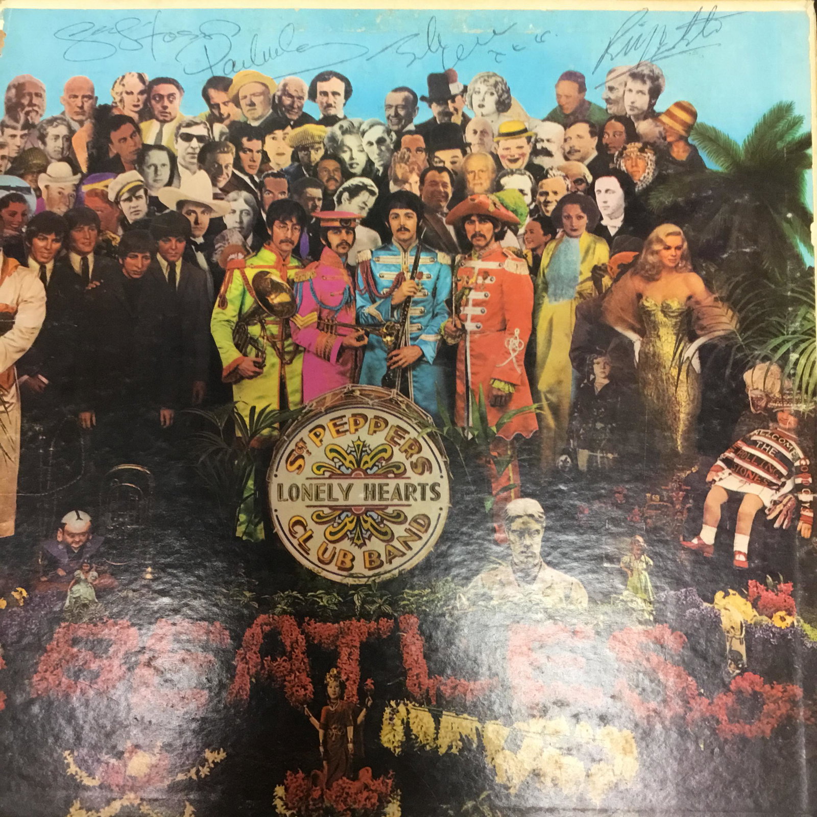 Beatles Autographed Album Cover Only: Ask any and all questions before bidding. All framed items take 2 weeks for framing. We ship every day. Once invoice is paid items usually ship within 4 days of payment, unless it is a framed item. So