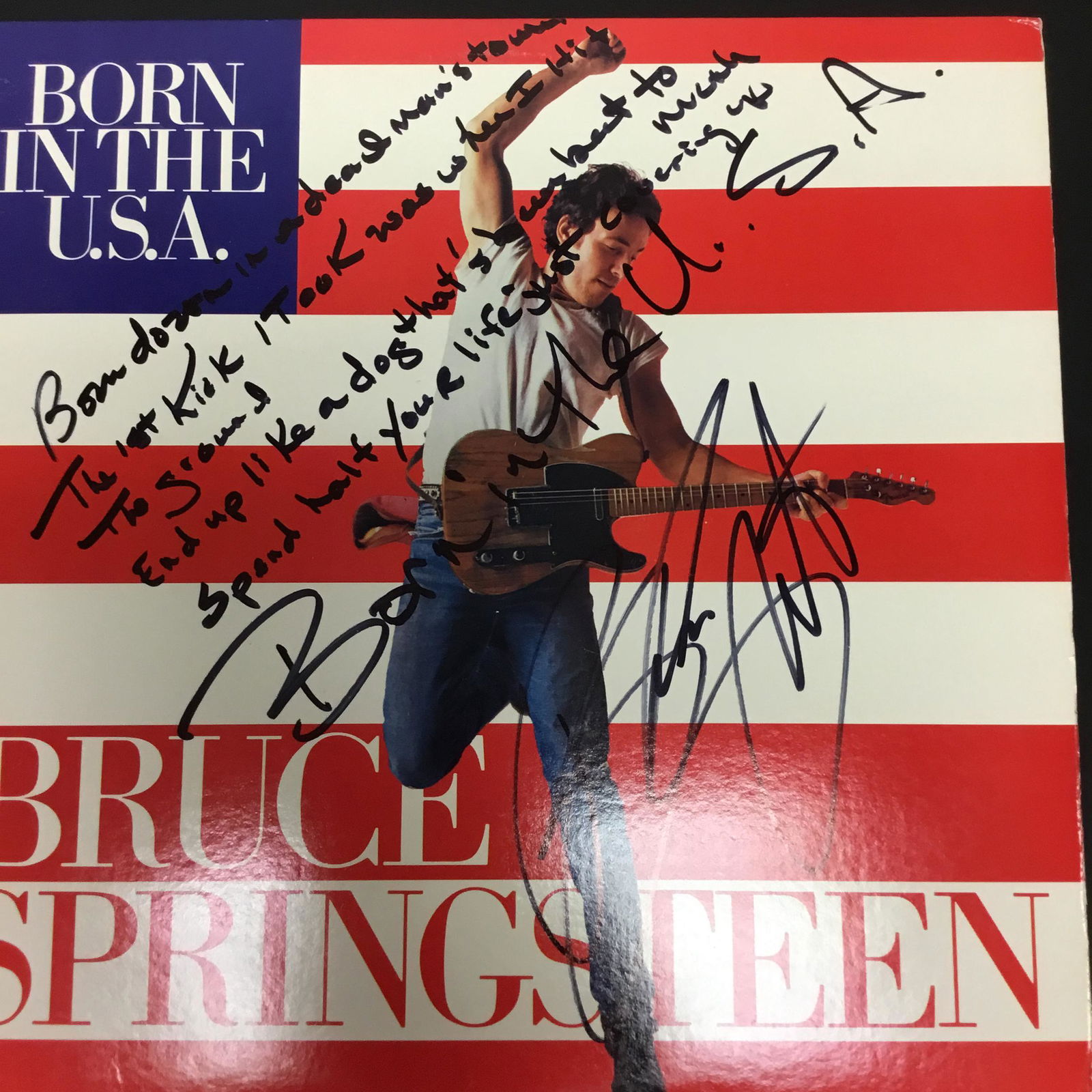 Bruce Springsteen Autographed Album Cover Only (1 of 1)