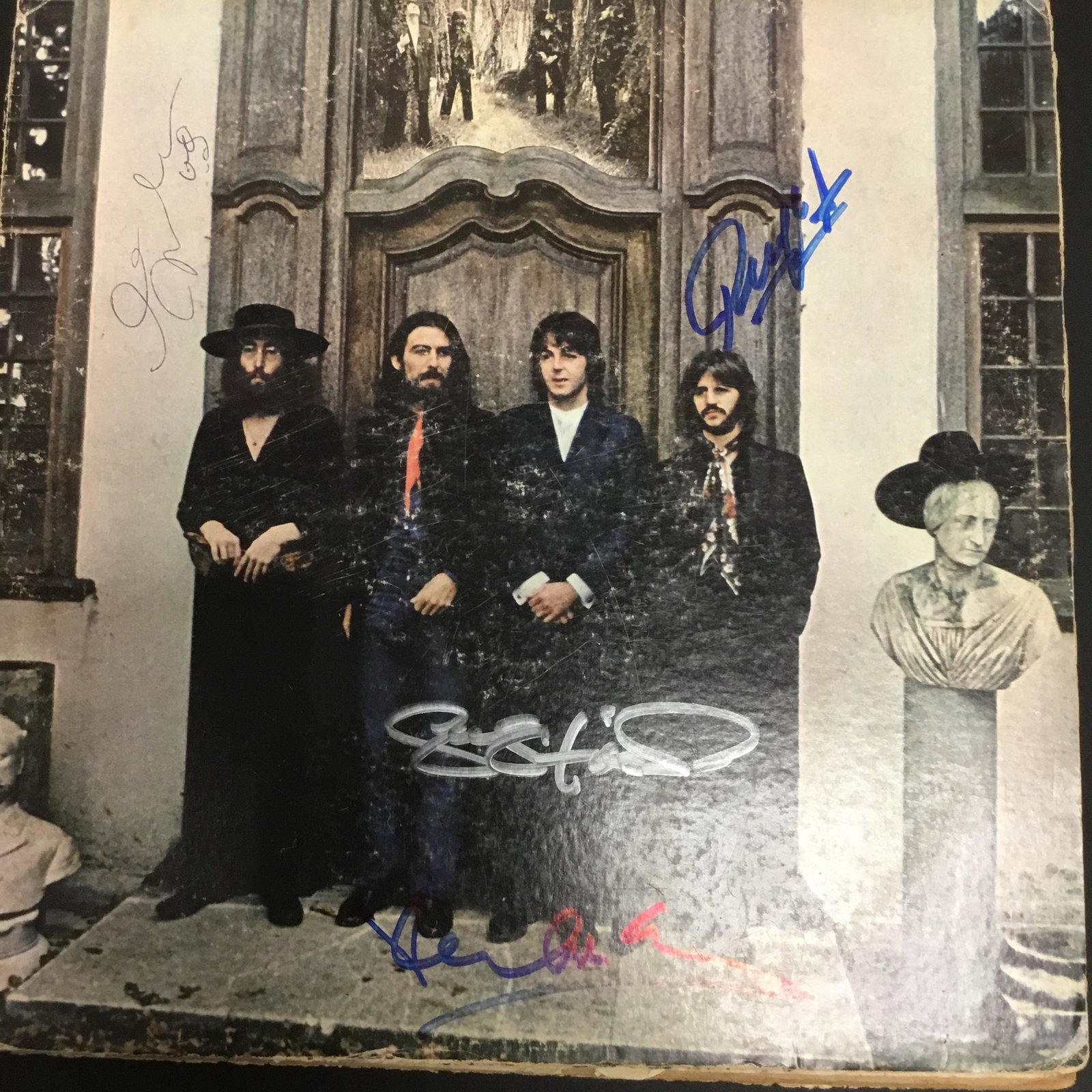 Beatles Autographed Album Cover Only: Ask any and all questions before bidding. All framed items take 2 weeks for framing. We ship every day. Once invoice is paid items usually ship within 4 days of payment, unless it is a framed item. So