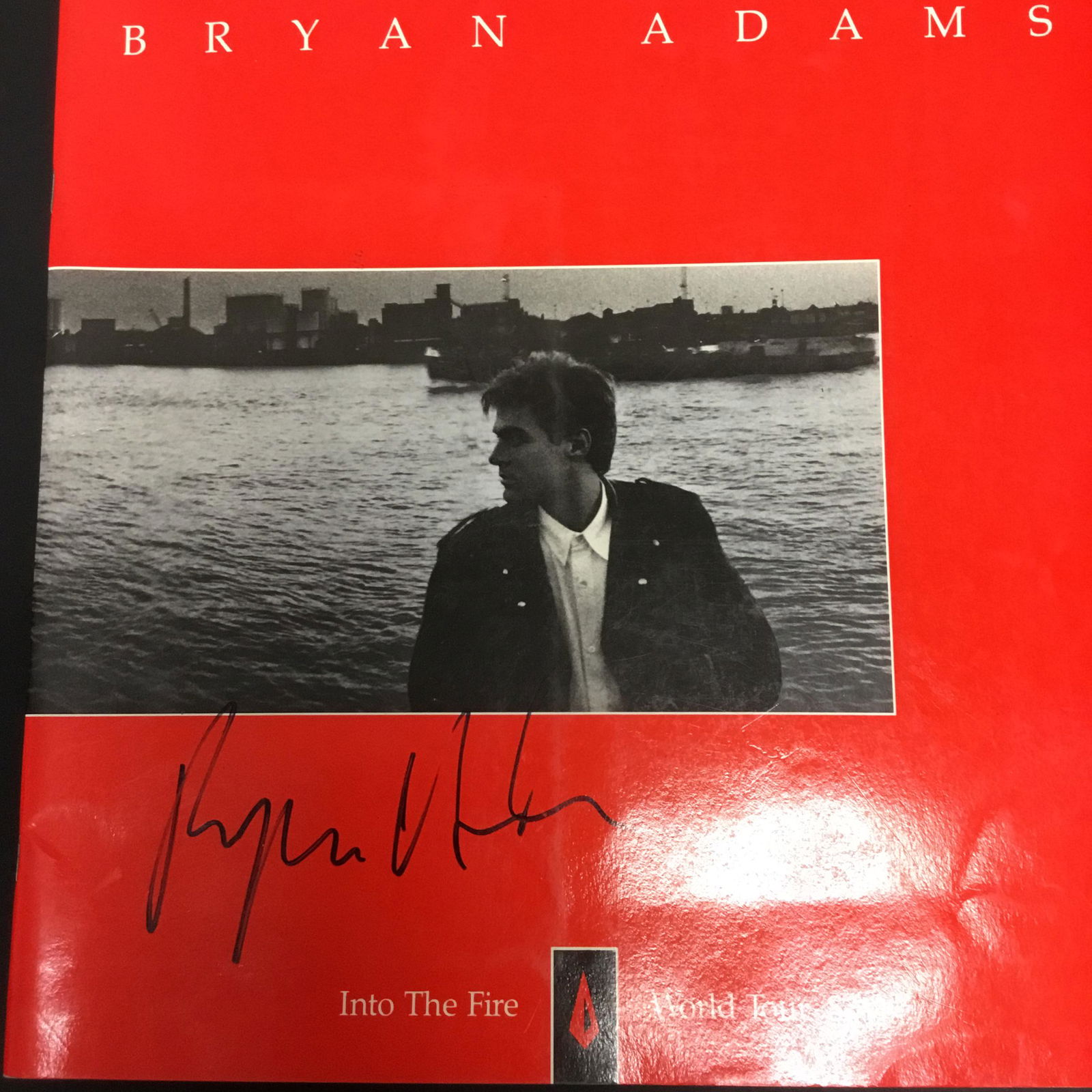 Bryan Adams Autographed Tour Book (1 of 1)