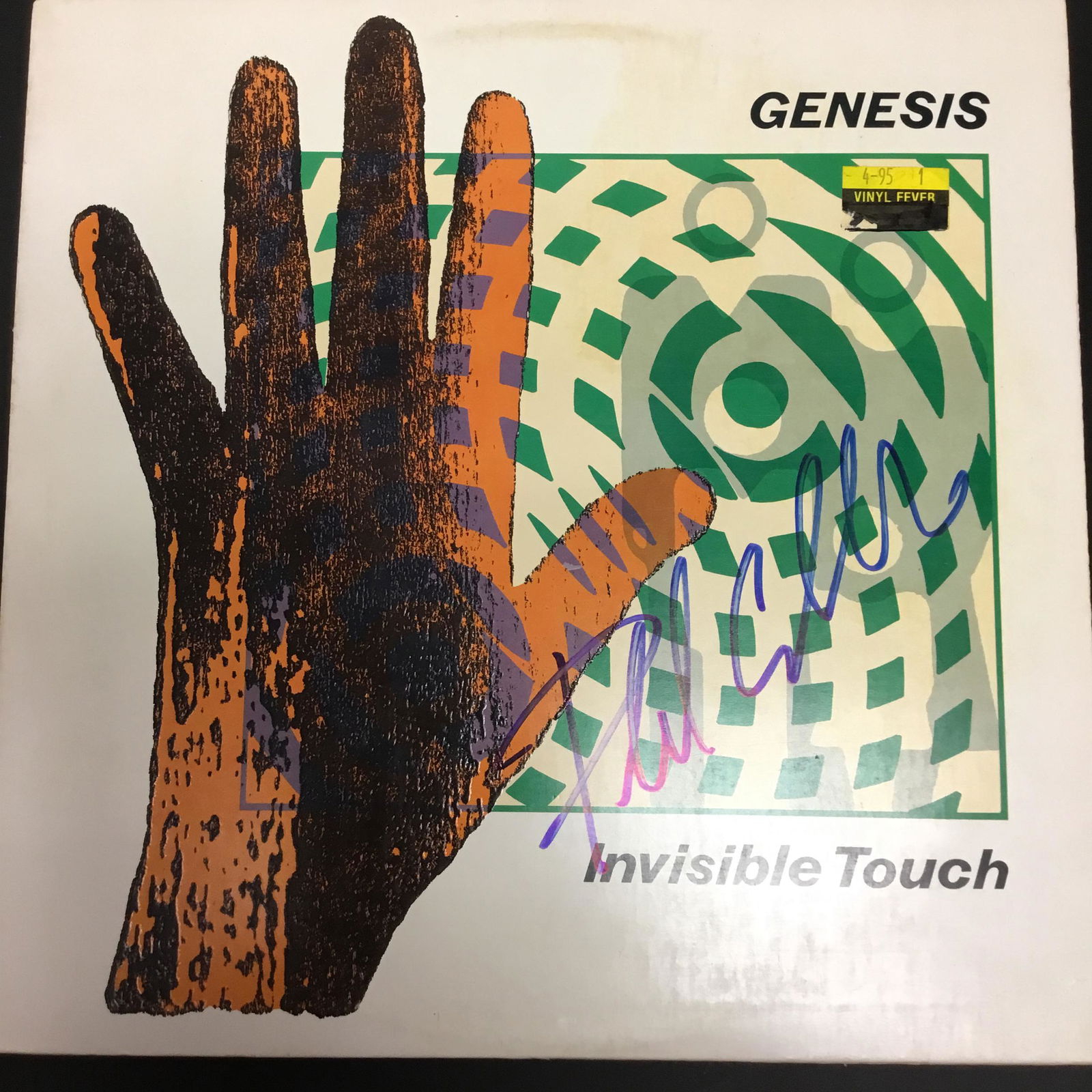 Phil Collins Autographed Album Cover Only (1 of 1)