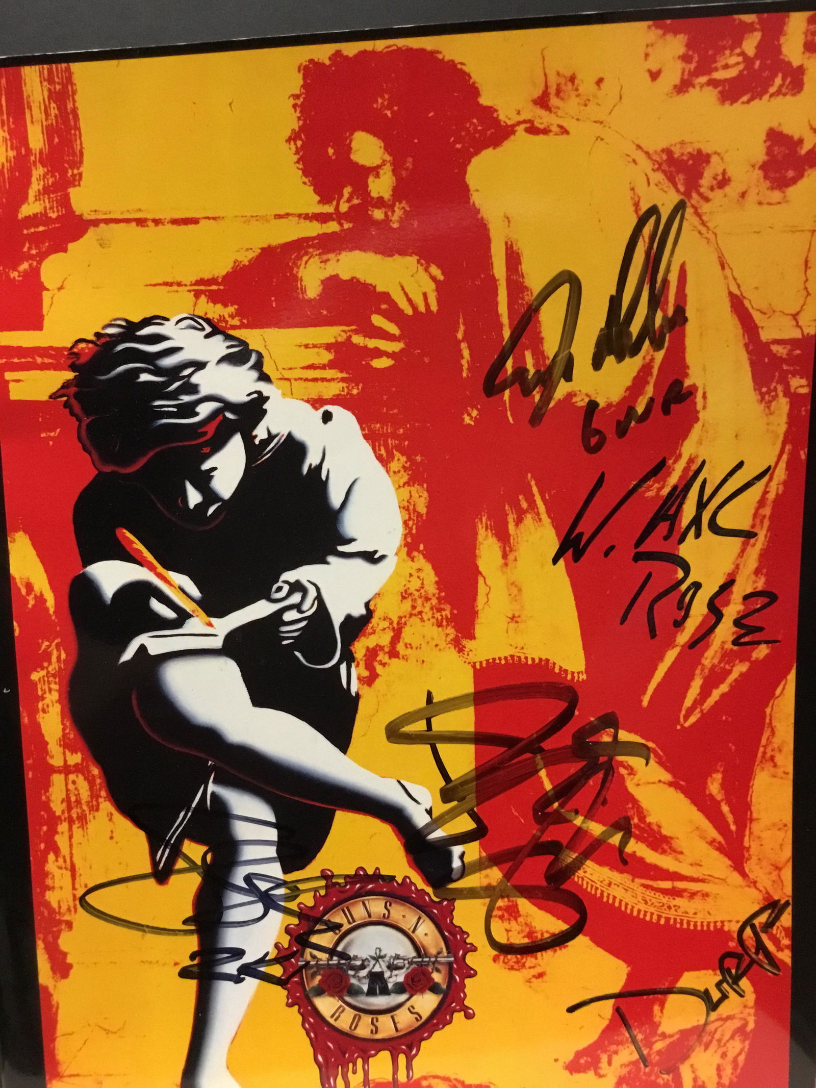 Guns n' Roses Autographed Tour Book (1 of 1)