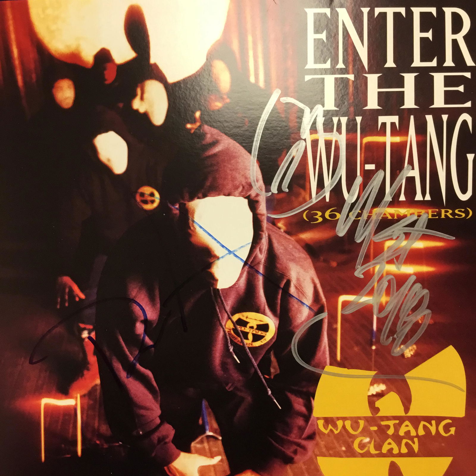 Method Man & RZA Autographed Album Cover Only (1 of 1)